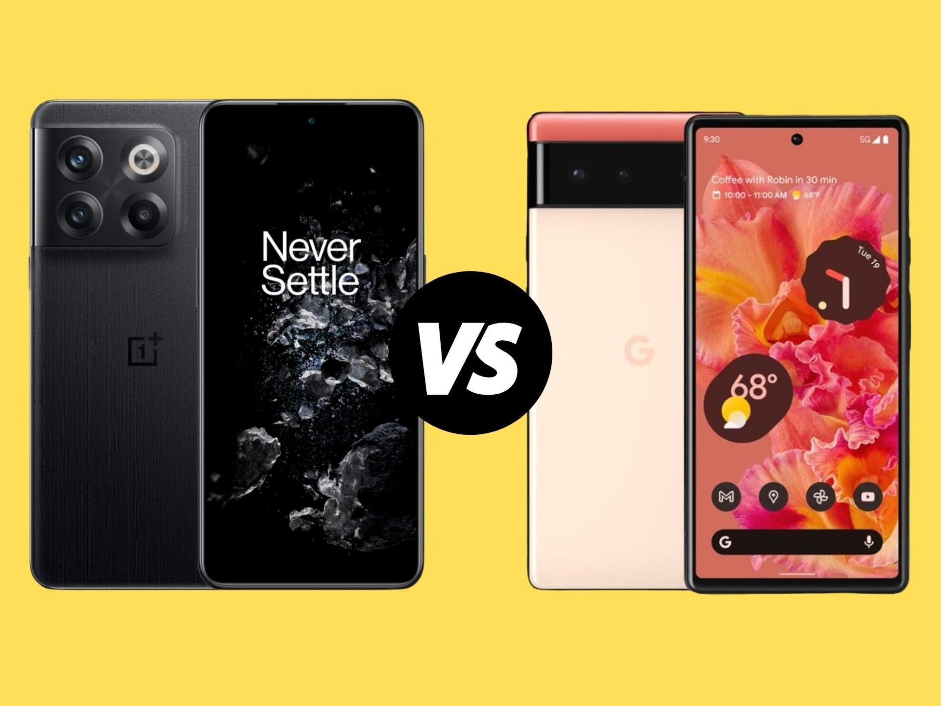 oneplus 10t vs google pixel 7 specs